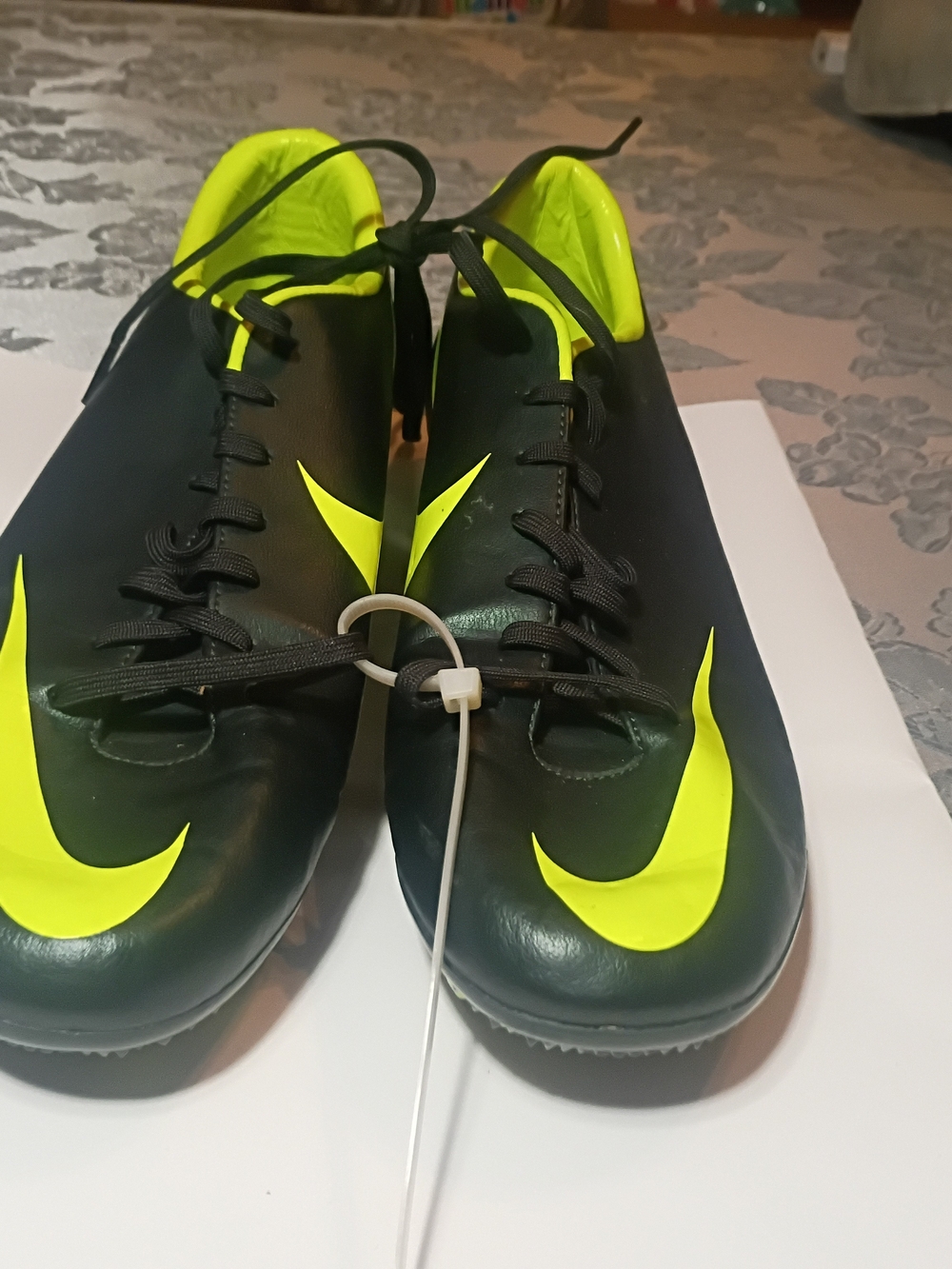 Nike Black & Volt Soccer Cleats - Picture 2 of 4